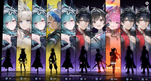 Kết quả gacha banner nhân vật trong Arknights Endfield