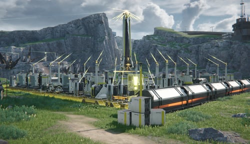 Tổng quan khu Base trong Arknights: Endfield - nơi bạn xây chuỗi AIC để sản xuất vật liệu và trang bị. Hướng dẫn xây dựng Base với hệ thống AIC trong Arknights Endfield