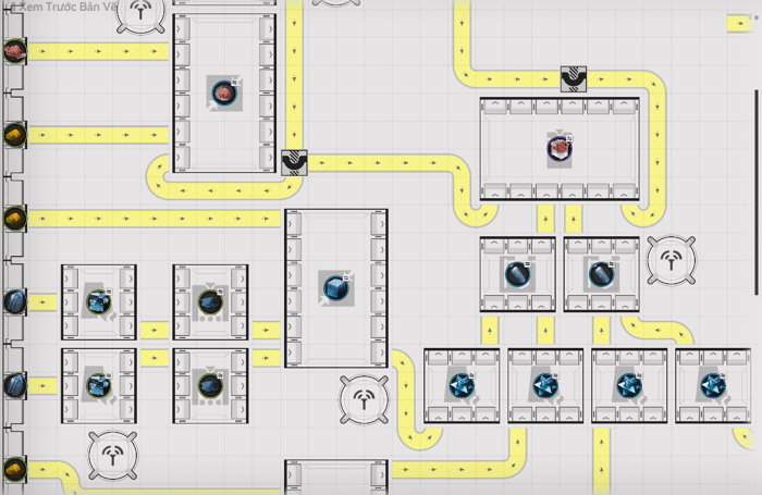 bản vẽ bình máu A bên valley.