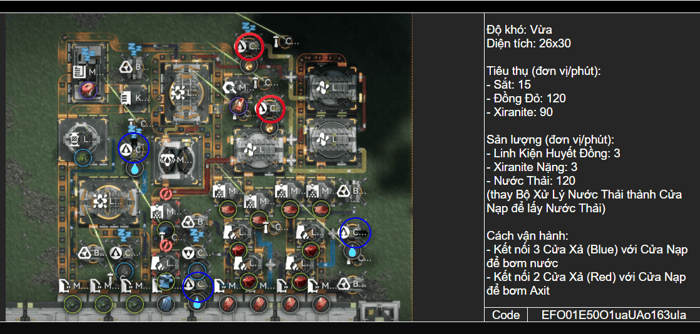 Linh kiện huyết đồng (3/p) và Xiranite nặng (3/p)