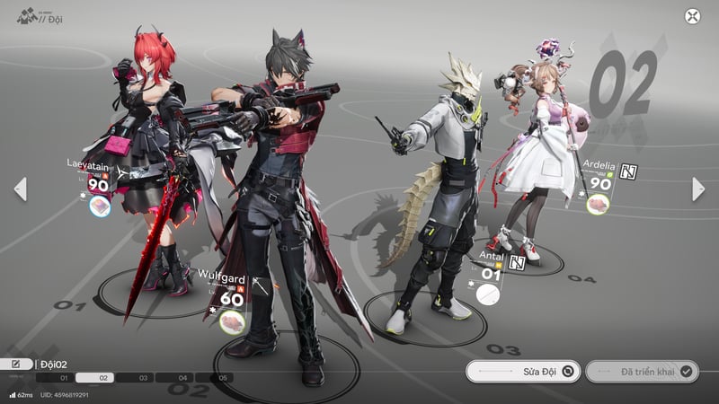 Ardelia có thể được ghép hầu hết các đội hình.