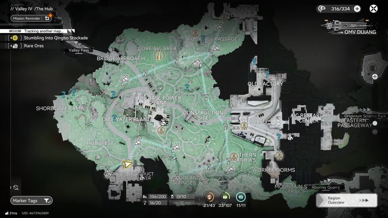 Bố trí Zipline ở khu vực Trung Tâm