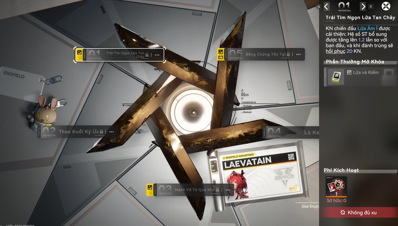 Nâng điểm tiềm năng đầu tiên của Laevatain là tối ưu nhất