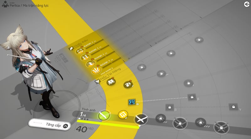 Nâng đúng kỹ năng Perlica theo thứ tự tối ưu nhất