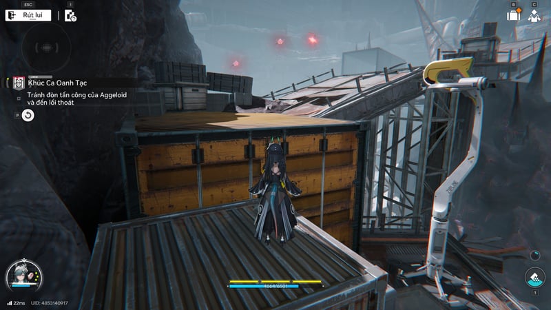 Phía trên sẽ là con đường nơi các Aggeloi xả đạn hàng loạt