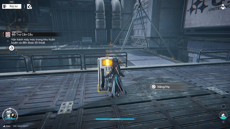 Kích hoạt bảng điều khiển để tạo lối đi tiếp theo