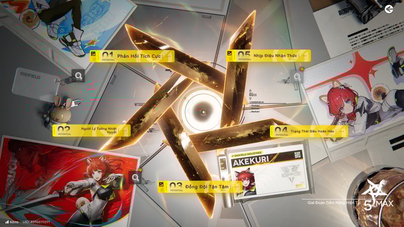 Mốc Tiềm năng 5 là mốc tiềm năng tốt nhất cho Akekuri.