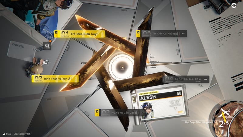 Mở khóa mốc tiềm năng 5 để tăng cao sức mạnh cho Alesh