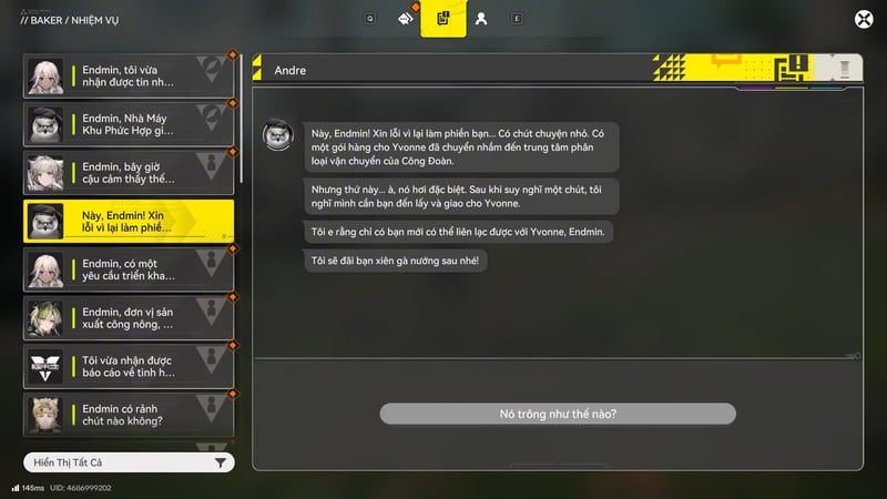 Tin Nhắn Của Andre