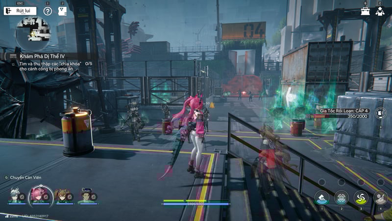 Các lỗi thường gặp trong khu Dị Thể IV