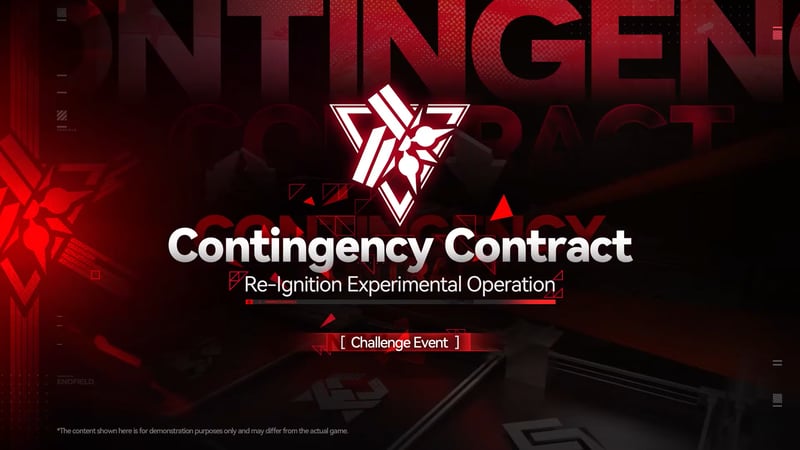 Giao diện của chế độ Contingency Contract