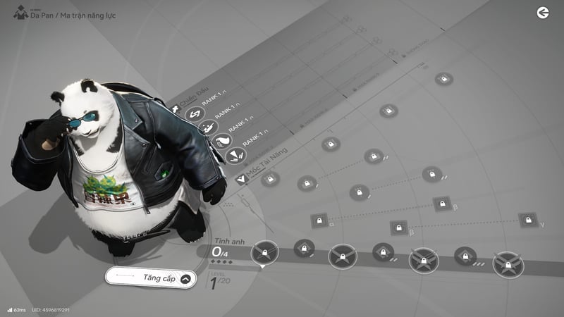 Ưu tiên nâng đúng kĩ năng cho Da Pan