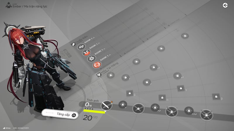 Ưu tiên nâng kỹ năng đúng kĩ năng cho Ember