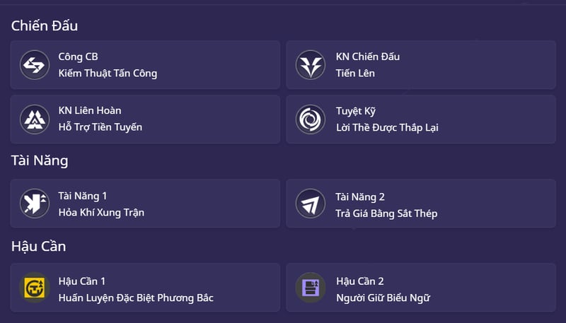 Thông tin kỹ năng của Ember