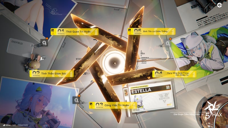 Nâng tiềm năng 5 để Estella đạt sức mạnh tối đa