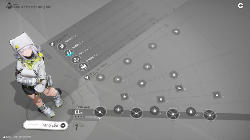 Nâng kỹ năng ưu tiên hợp lí cho Estella