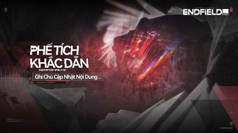 Giao diện sự kiện Phế Tích Khắc Dẫn trong Arknights: Endfield