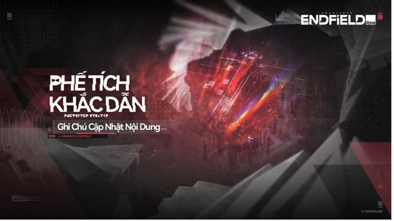 Giao diện sự kiện Phế Tích Khắc Dẫn: Khu Dị Thể IV trong Arknight Endfield
