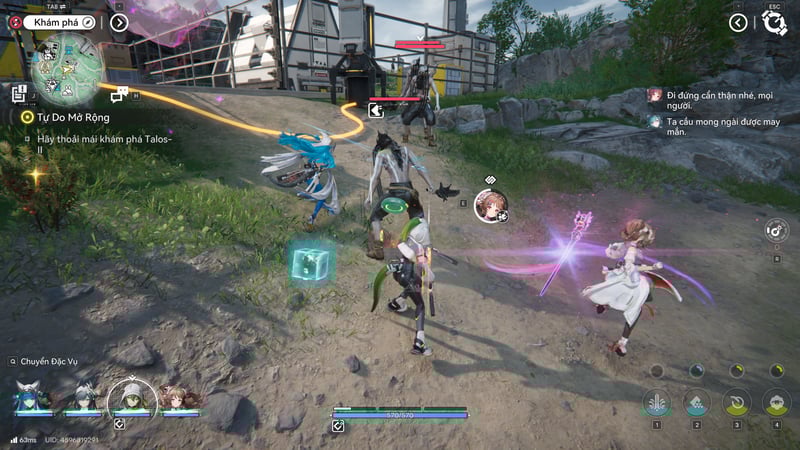 Sử dụng Combo Fluorite để tăng sức mạnh cho toàn đội