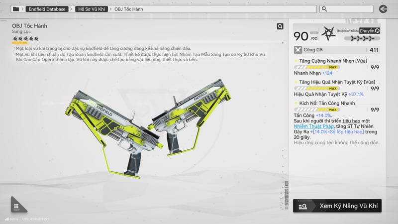 OBJ Tốc Hành là vũ khí tốt nhất dành cho Fluorite