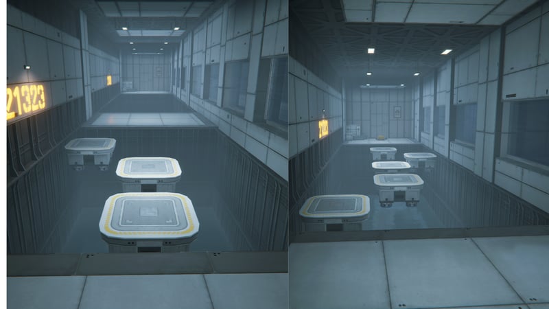 Tập trung nhớ các bệ đỡ để băng qua lấy chiếc rương thứ hai