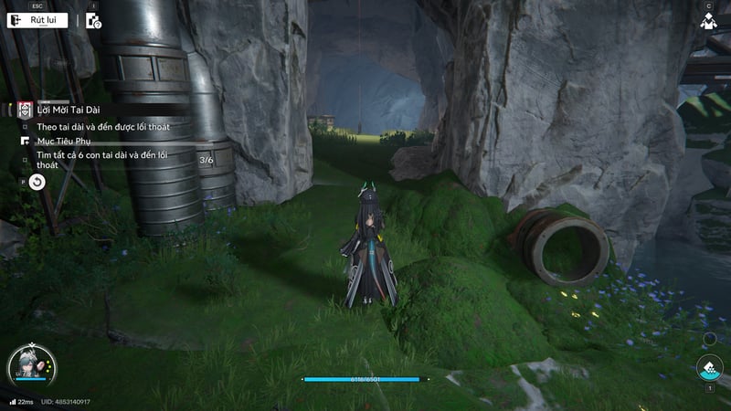 Đi đến nơi có dây treo để lên phía trên