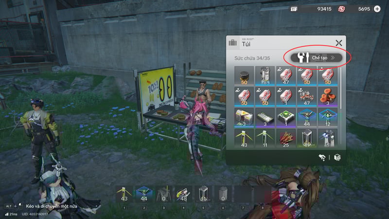 Cách chế tạo đồ ăn trong Arknights Endfield