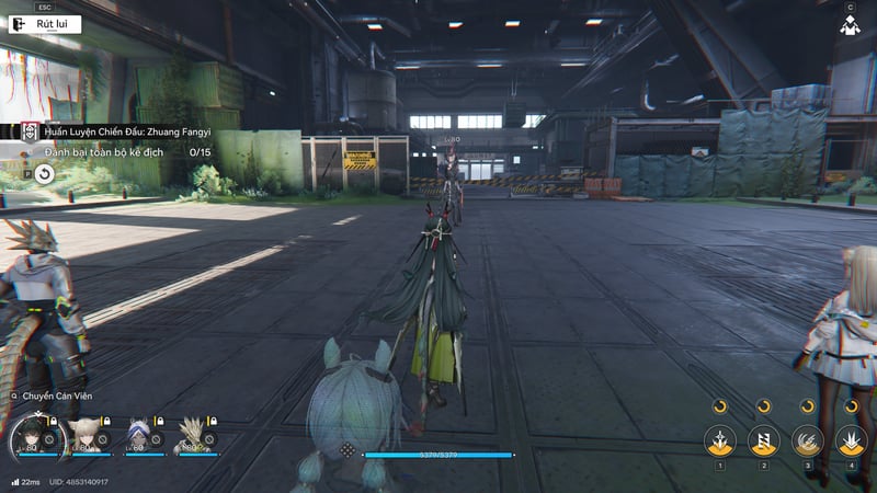 Đội hình Zhuang Fangyi làm DPS gây sát thương chính trong Arknights: Endfield