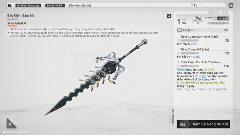 Bảo Kiếm Sấm Sét là vũ khí tốt nhất cho Ember