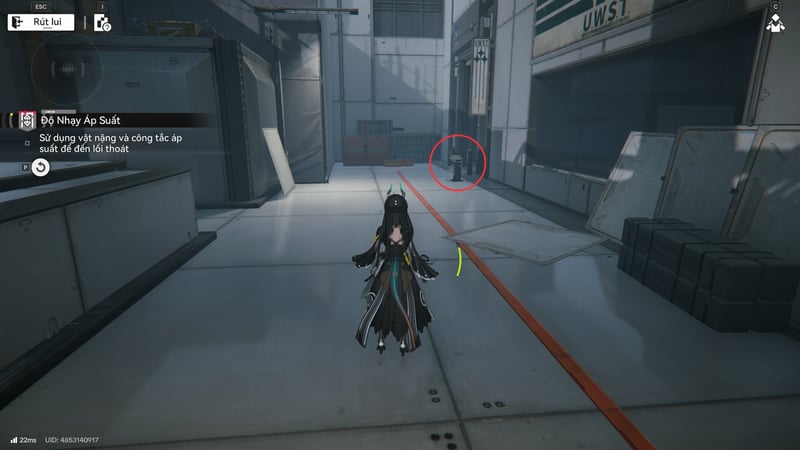 Tương tác với bảng điện tử để mở cửa