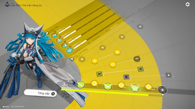 Ưu tiên nâng kỹ năng đúng kĩ năng cho Last Rite