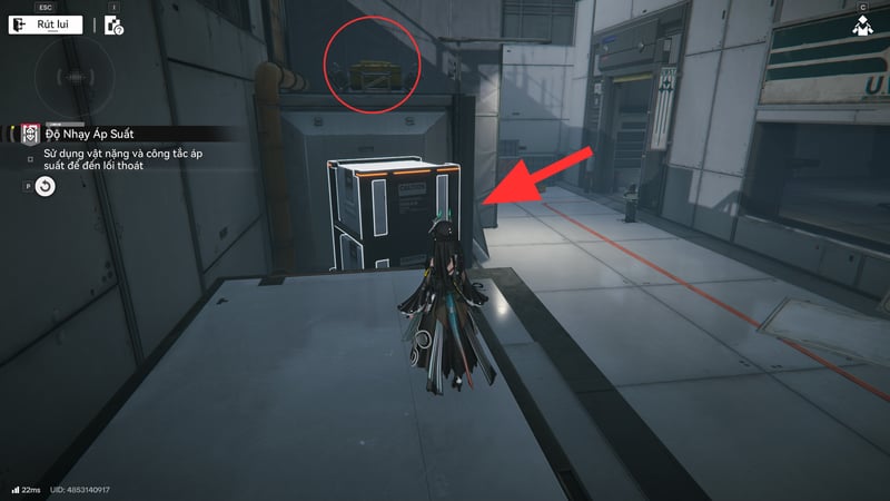 Đưa thùng hàng lớn vào vị trí để lấy rương thưởng