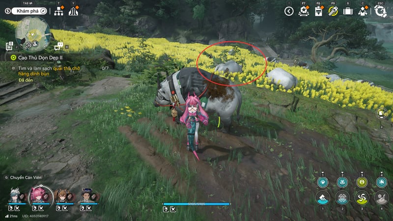 Vị trí thú chở hàng thứ sáu, thứ bảy