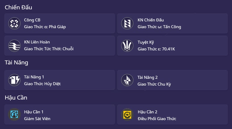 Thông tin kỹ năng của Perlica