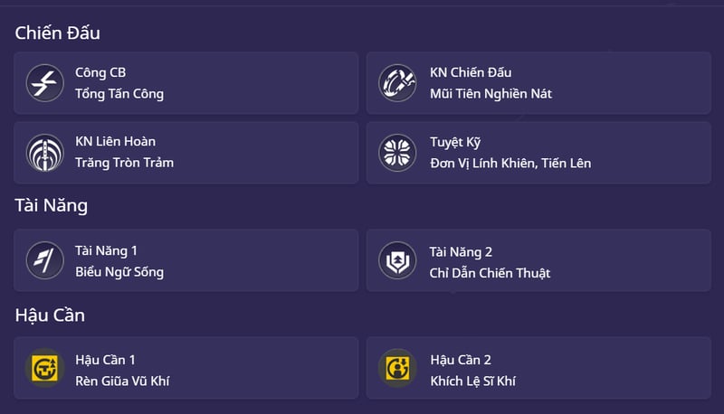 Thông tin kỹ năng của Pogranichnik