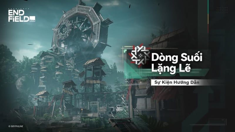 Giao diện sự kiện Dòng Suối Lặng Lẽ