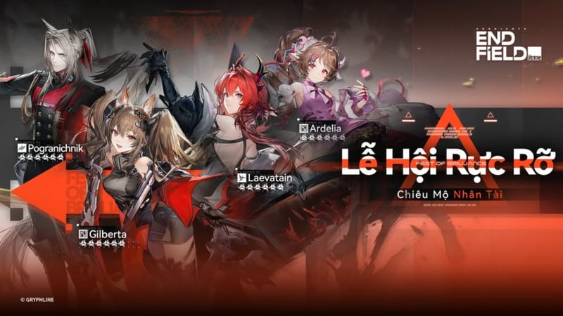 Giao diện banner Lễ Hội Rực Rỡ