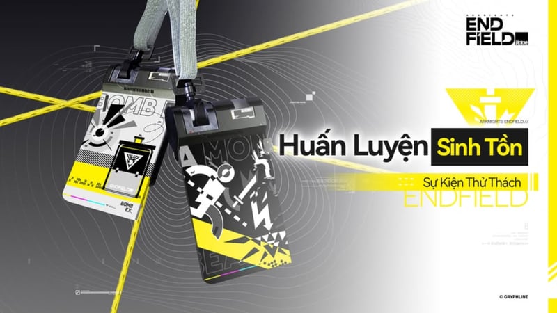 Giao diện sự kiện huấn luyện sinh tồn