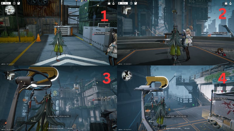 Quãng đường đi ngắn nhất đến khu dị thể V