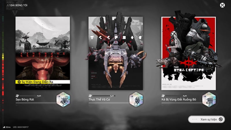 Giao diện ải Sẹo Bỏng Rát