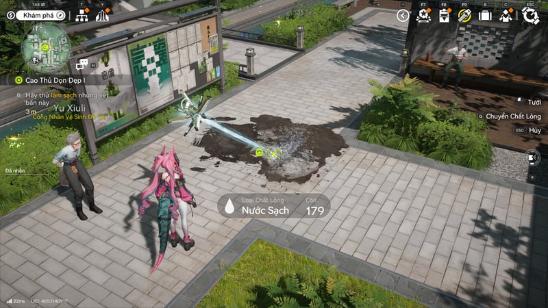 Dùng Nước Sạch để tẩy rửa các vết bẩn