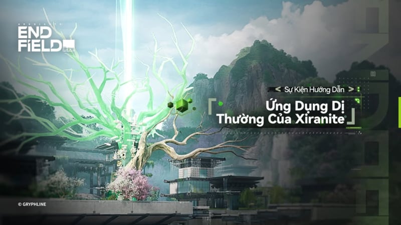 Giao diện sự kiện Ứng Dụng Dị Thường Của Xiranite