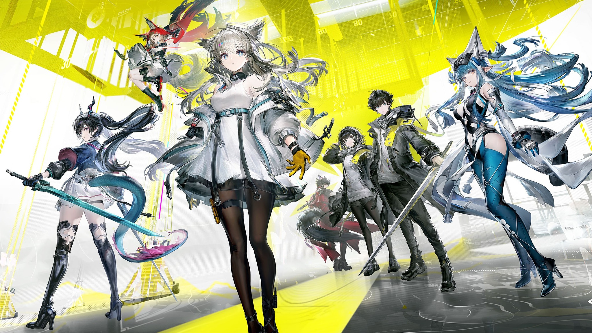 Arknights: Endfield - key visual Endfield Industries trong game gacha anime thế giới mở