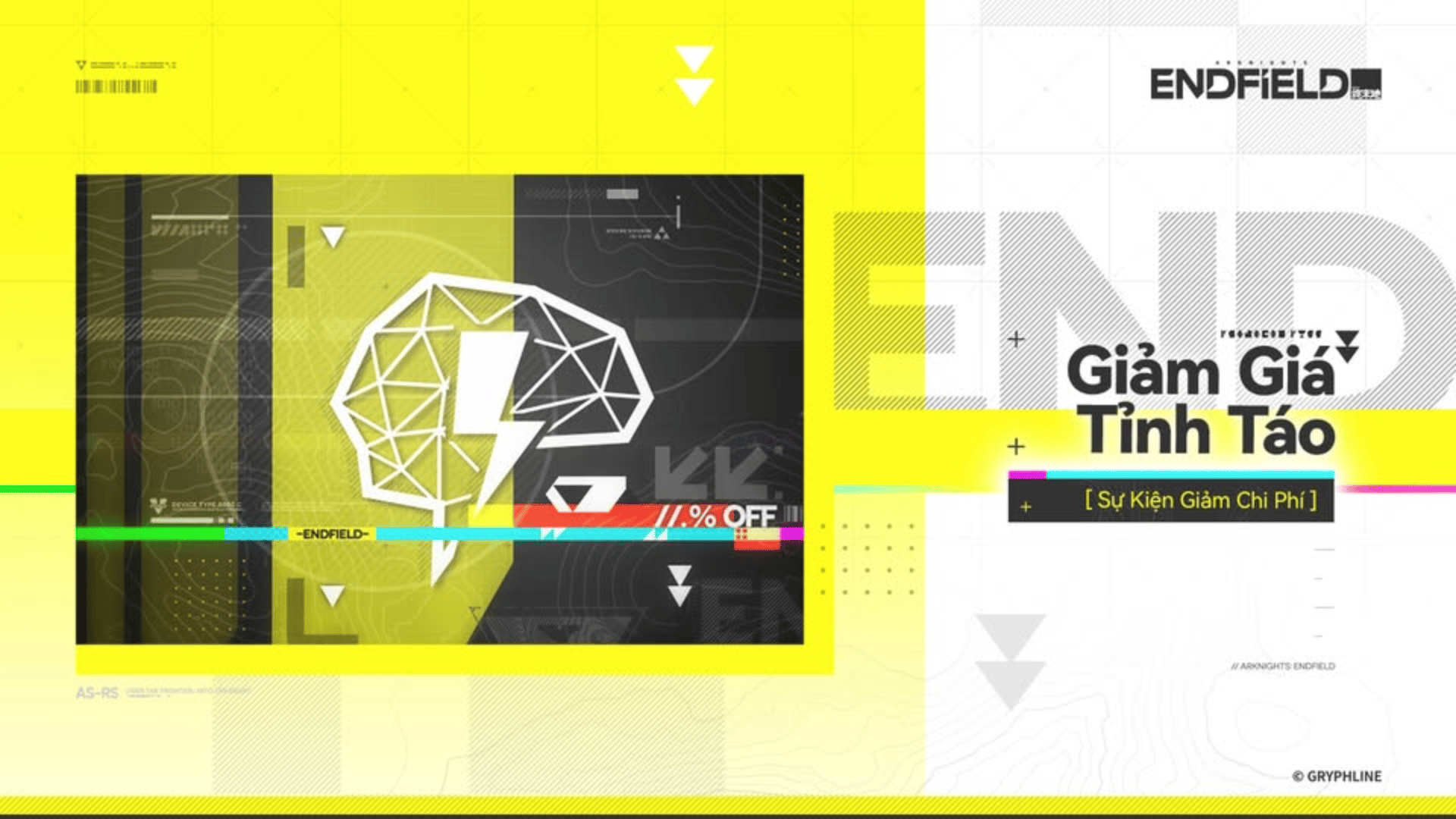 Giao diện sự kiện Giảm Giá Tỉnh Táo trong Arknights Endfield
